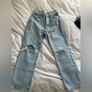 Abercrombie High Rise Dad Jean